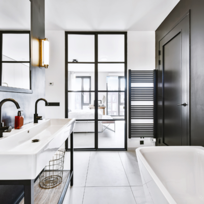 salle de bain moderne et design et sobre