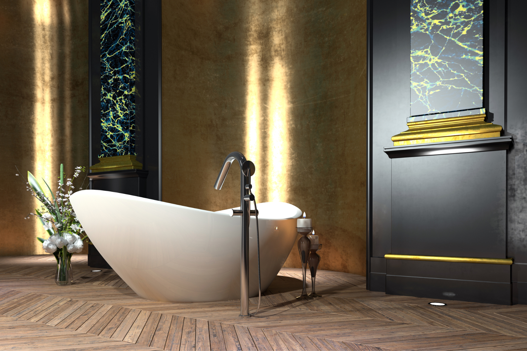 salle de bain moderne et design